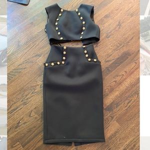 Mac Duggal Two Piece Skirt Set